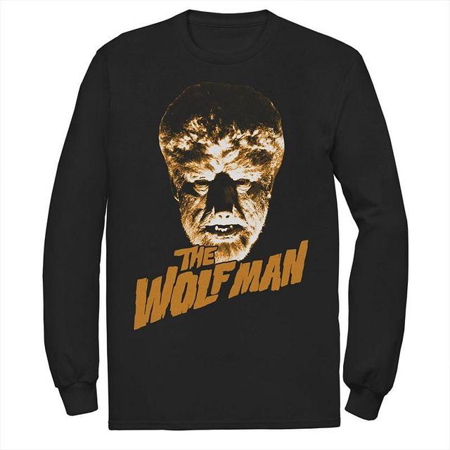 Mens Universal Monsters Wolf Man Long Sleeve Tee Product Image