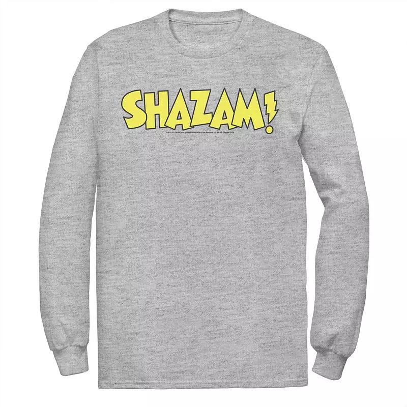 Mens DC Comics Shazam Bold Text Logo Tee Product Image