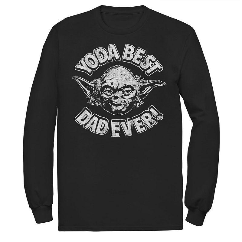 Mens Star Wars Fathers Day Yoda Best Dad Ever! Tee Product Image