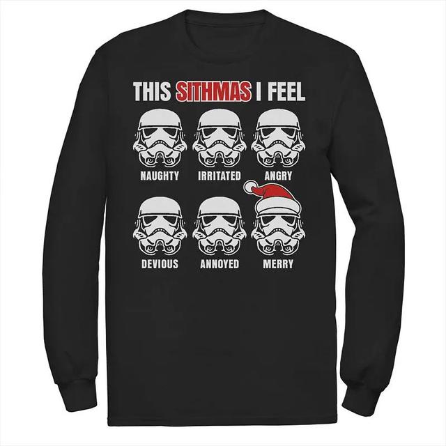 Mens Star Wars Stormtrooper Sithmas Emotions Christmas Tee Product Image