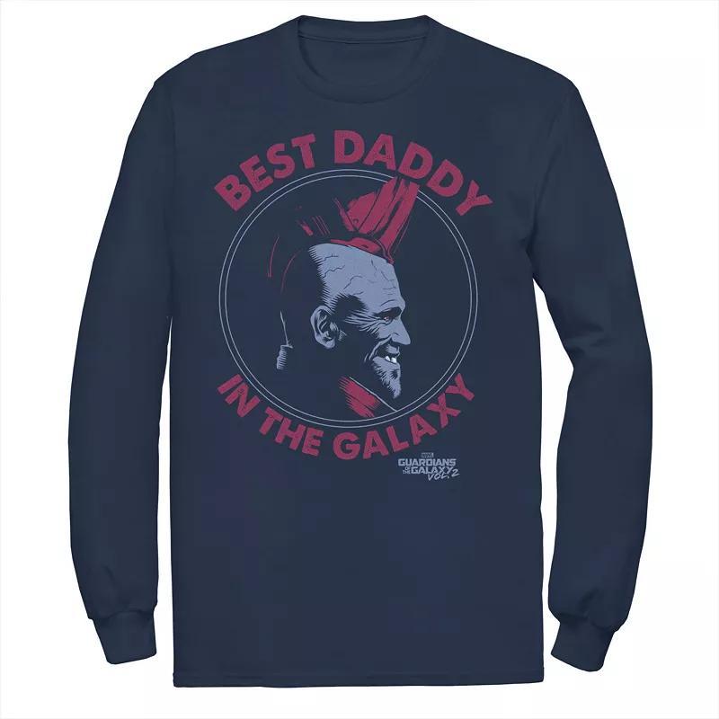 Mens Marvel Guardians Vol. 2 Yondu Fathers Day Best Daddy Tee Blue Product Image