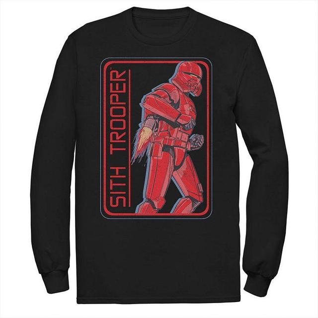 Mens Star Wars The Rise of Skywalker Sith Trooper Rocket Long Sleeve Graphic Tee Product Image