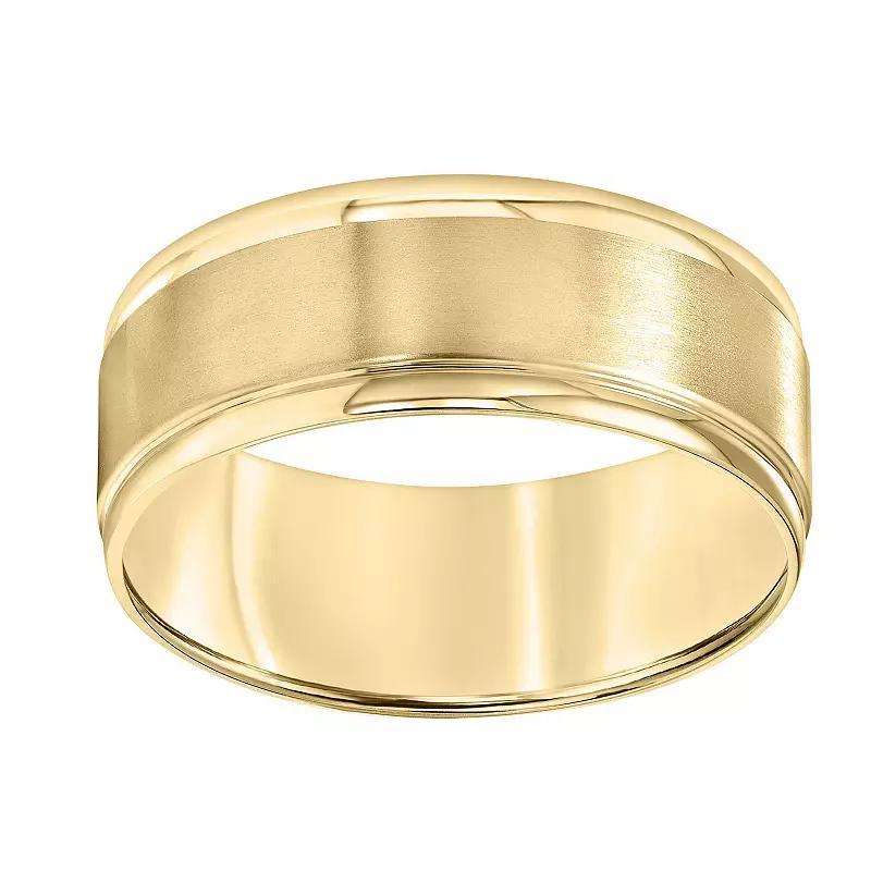 AXL 10k Gold 8 mm Comfort Fit Mens Band Product Image