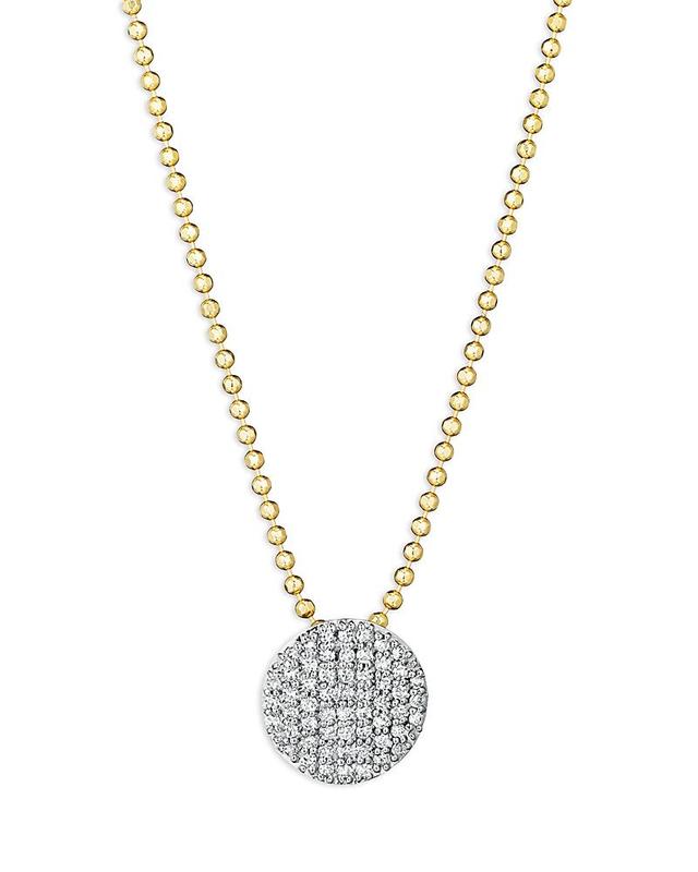 Phillips House Rhodium & 14K Yellow Gold Diamond Mini Infinity Necklace, 16-18 Product Image