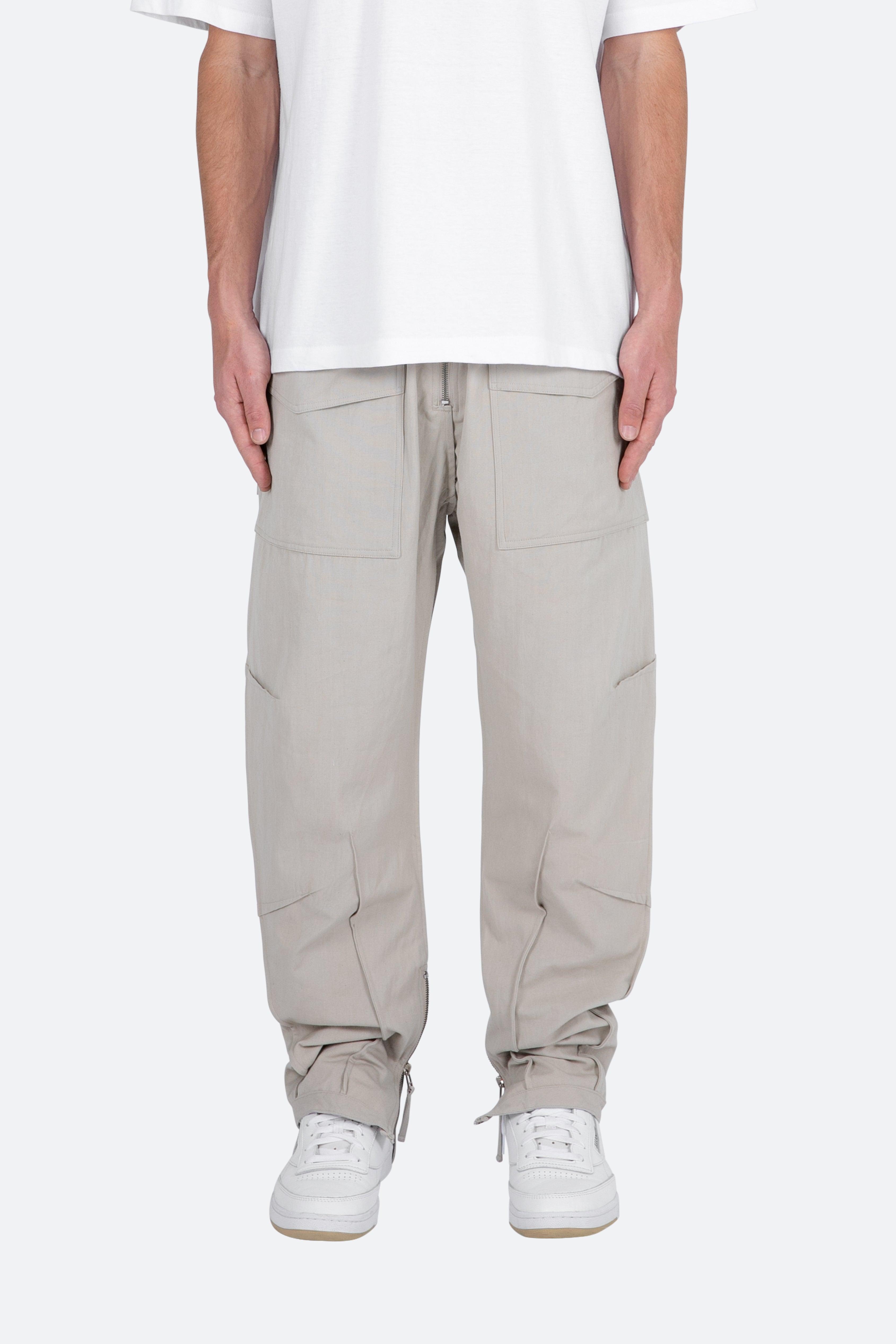 Multi Zip Cargo Pants - Stone product image