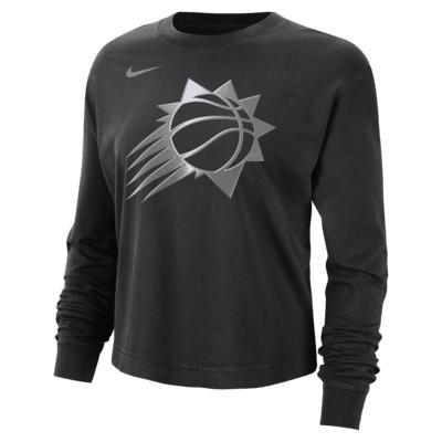 Phoenix Suns Courtside Nike Women's NBA Shine Boxy Long-Sleeve T-Shirt Product Image