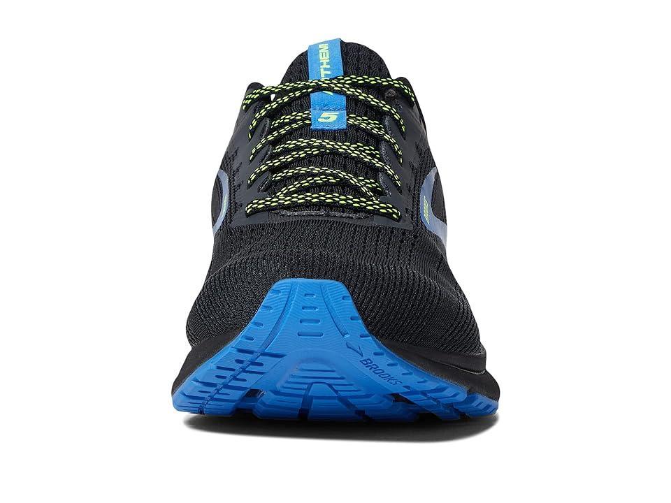 Brooks Anthem 5 Ebony/Blue) Men's Shoes Product Image