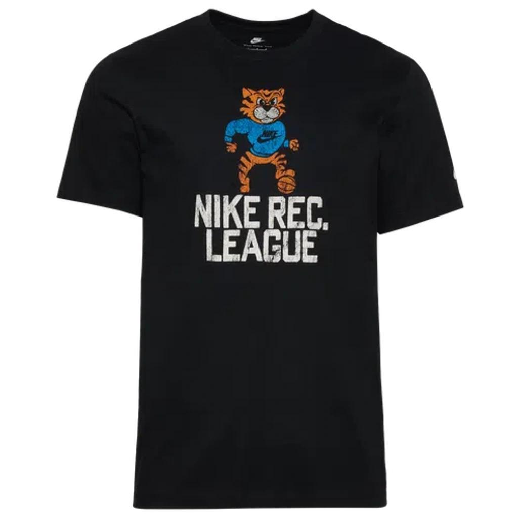 NIKE Mens  Rec League T-shirt In Black Product Image