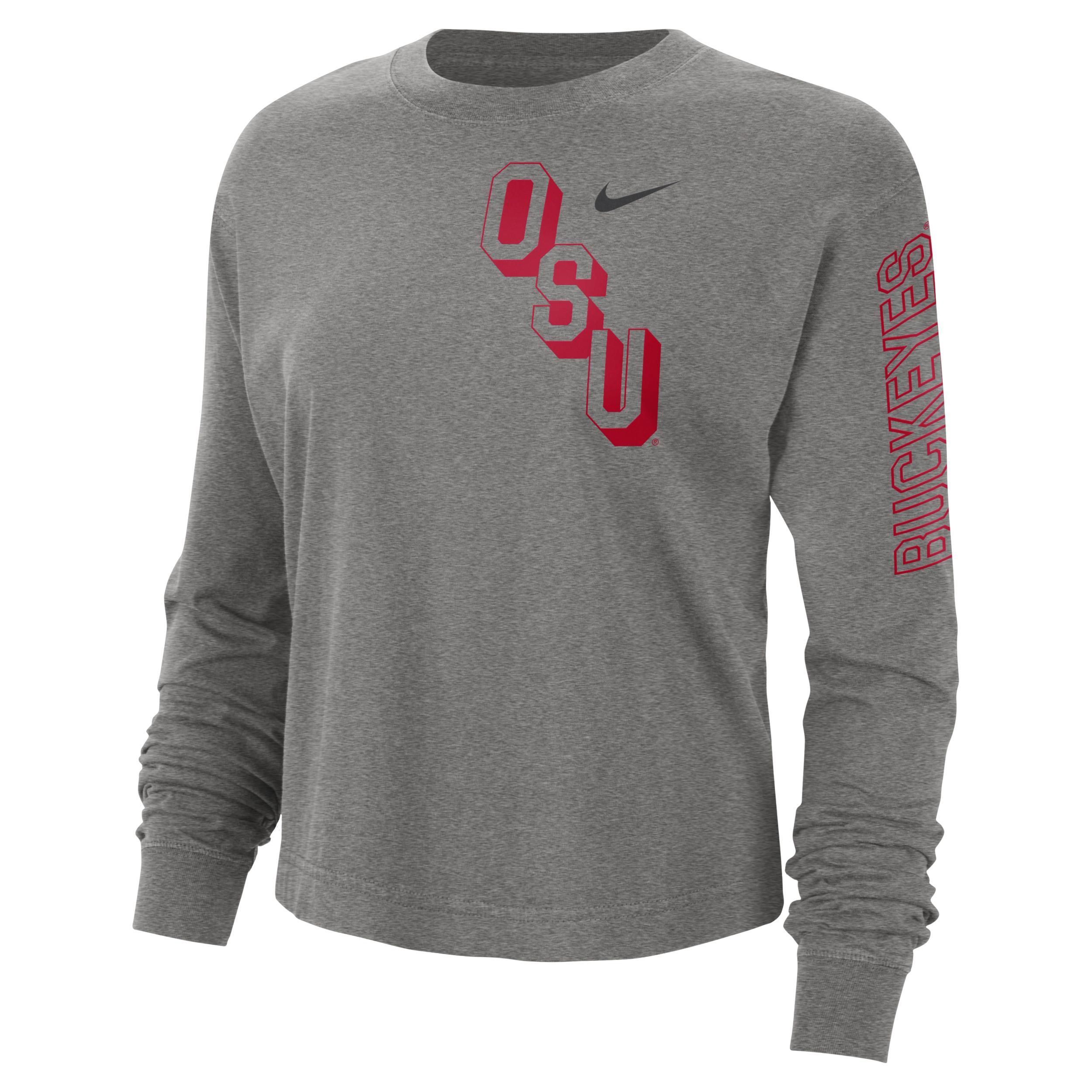 Georgia Heritage Nike Women's College Boxy Crew-Neck T-Shirt Product Image