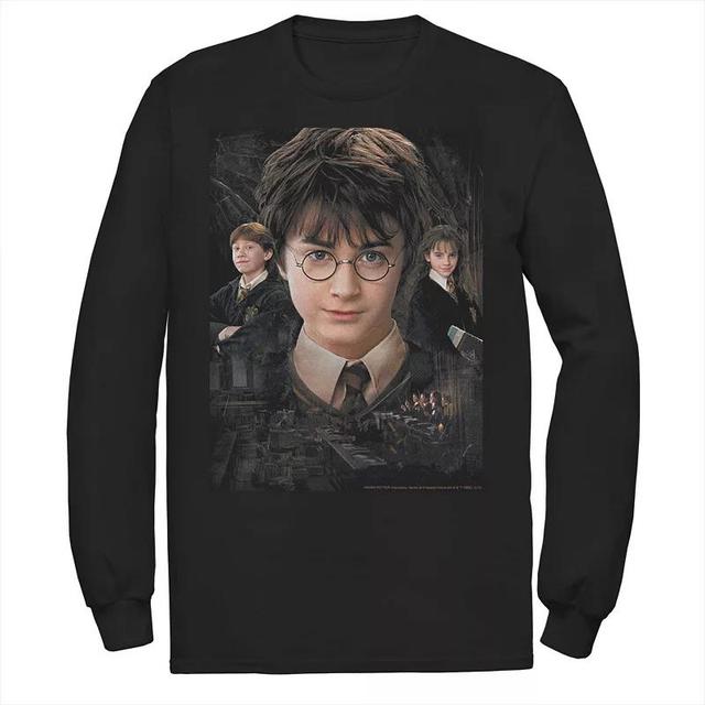 Mens Harry Potter Chamber Of Secrets Harry Ron Hermione Poster Tee Product Image