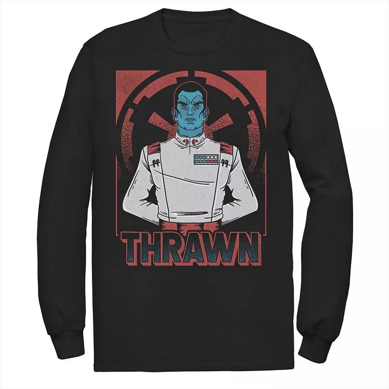 Mens Star Wars Grand Admiral Thrawn Poster Tee Black Product Image