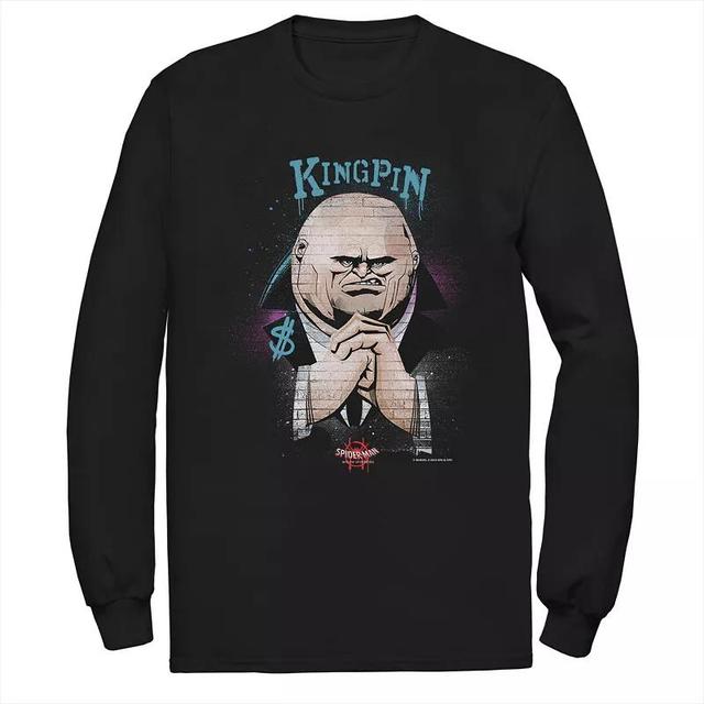 Mens Marvel Spider-Man: Into The Spider-Verse Kingpin Graffiti Tee Black Product Image