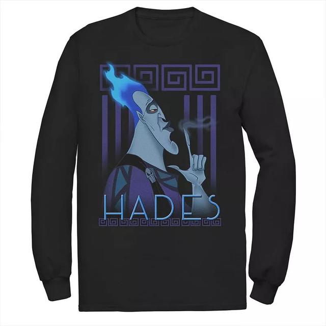 Mens Disney Hercules Hades Geometric Portrait Tee, Boys Black Product Image