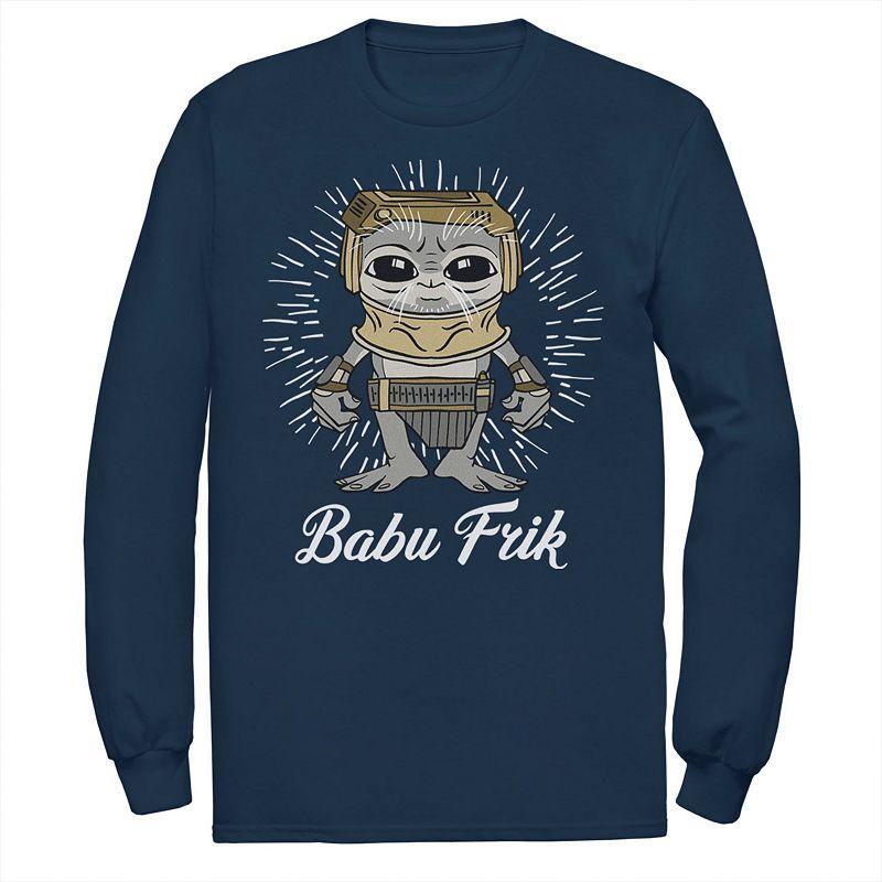 Mens Star Wars: The Rise Of Skywalker Babu Frik Simple Cartoon Tee Product Image