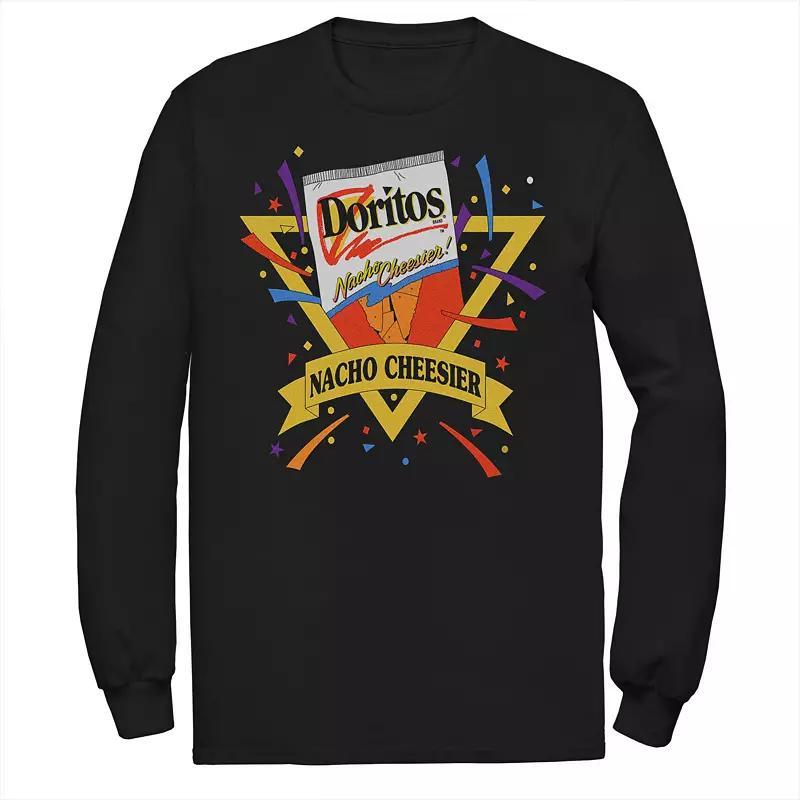 Big & Tall Doritos Nacho Cheesier Vintage Logo Long Sleeve Graphic Tee, Mens Product Image