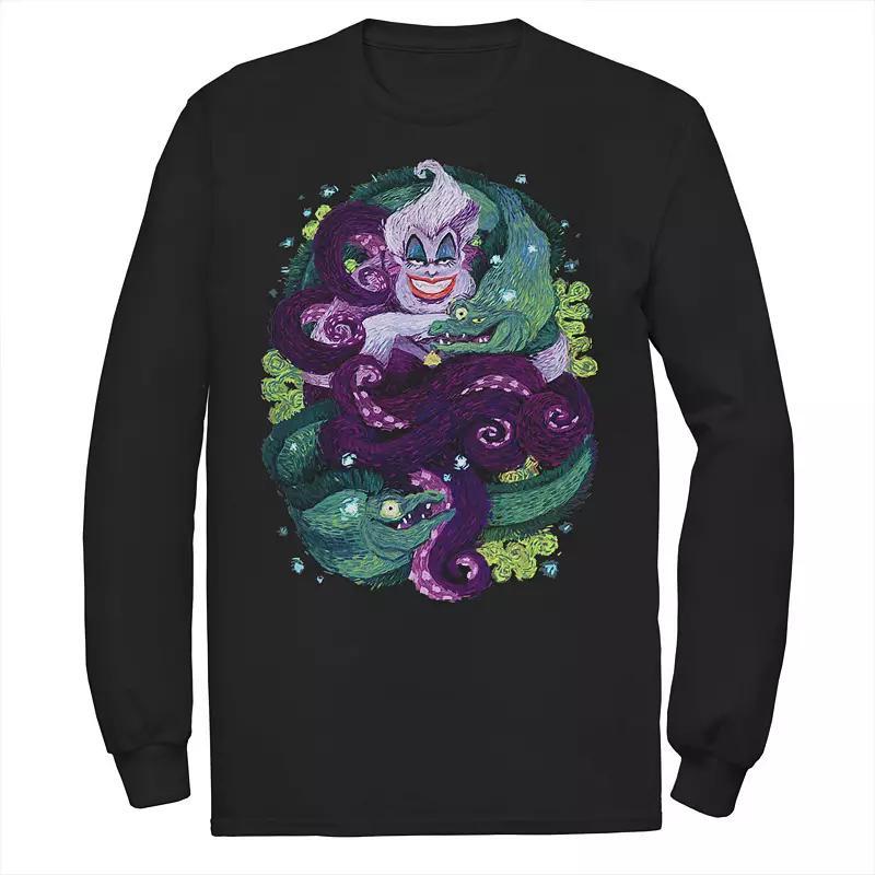 Mens Disneys The Little Mermaid Ursula Sea Witch Painting Long Sleeve Tee Product Image