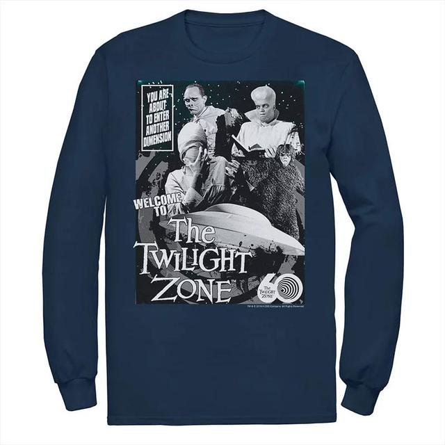 Mens CBS The Twilight Zone Comic 60th Tee Blue Product Image