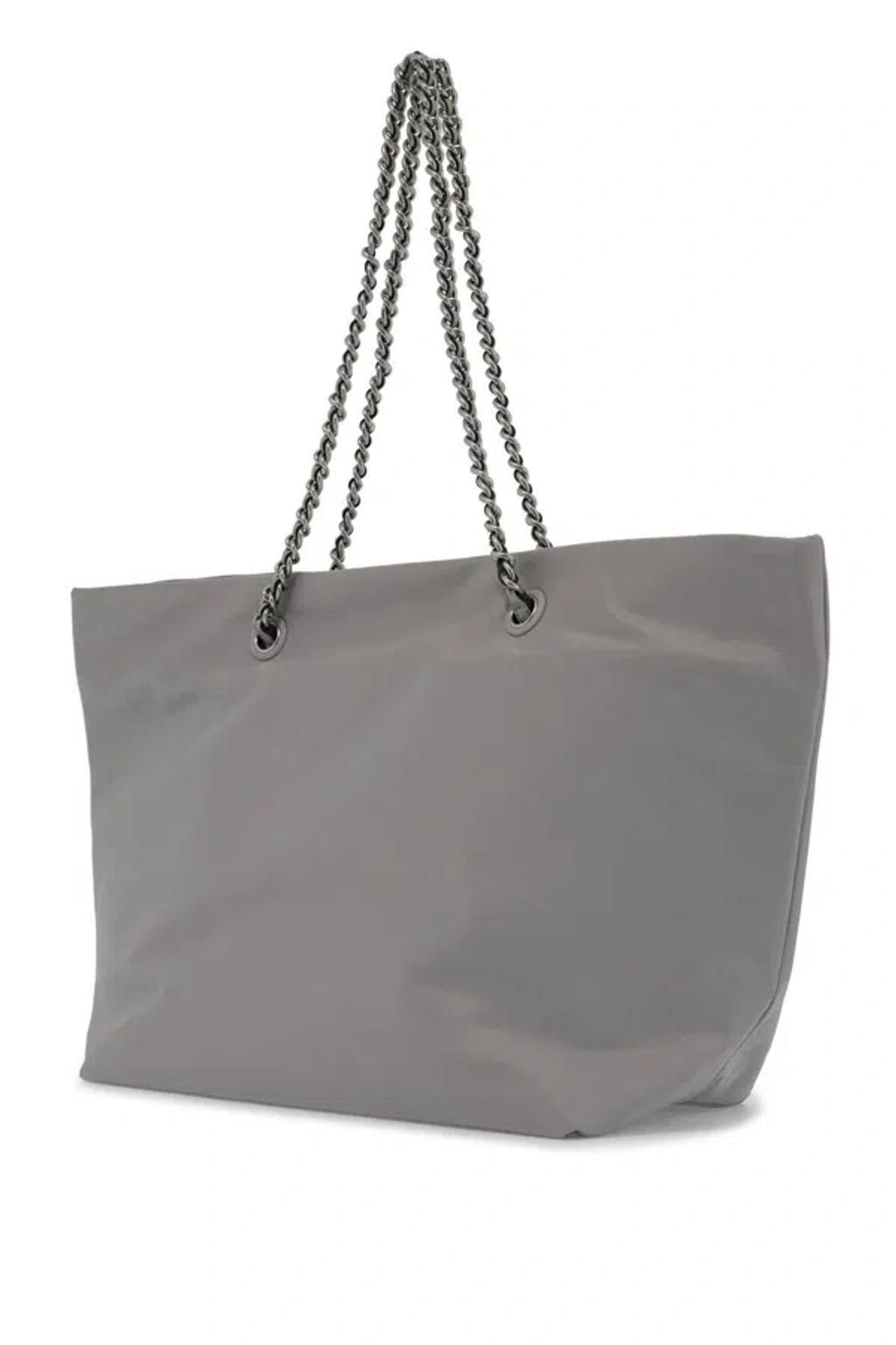 TORY BURCH Ella Shopping Bag In Gray Product Image