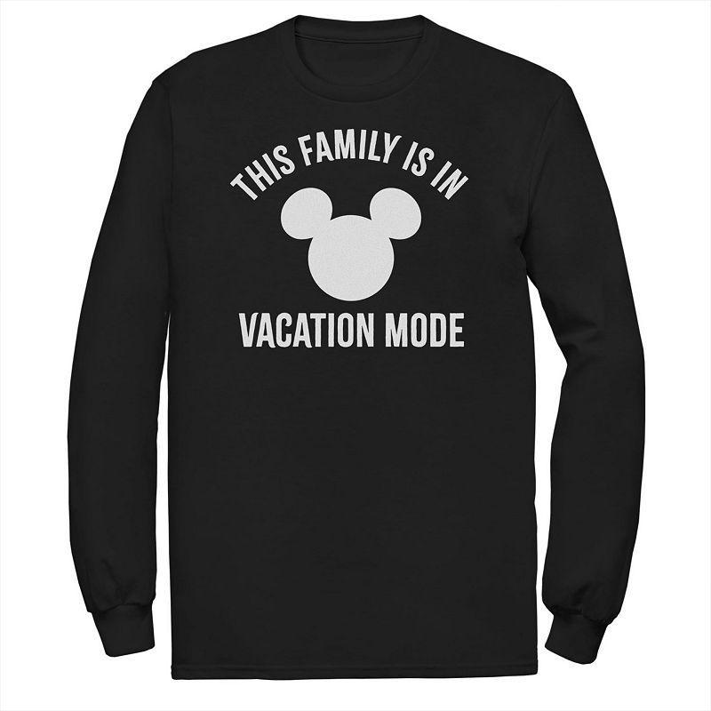 Disneys Big & Tall Disney Park Family Is In Vacation Mode Long Sleeve, Mens Product Image