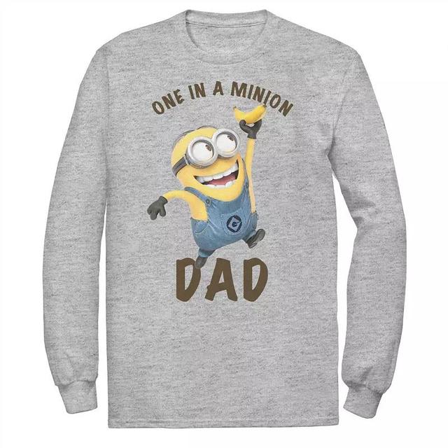 Big & Tall Despicable Me Minions Tis The Season To Be Jolly Banana Tee, Mens Athletic Grey Product Image