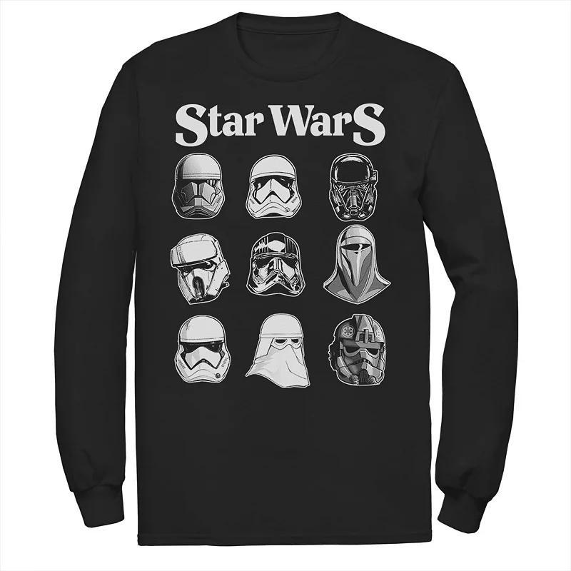 Mens Star Wars Storm Trooper Helmets Poster Tee Product Image