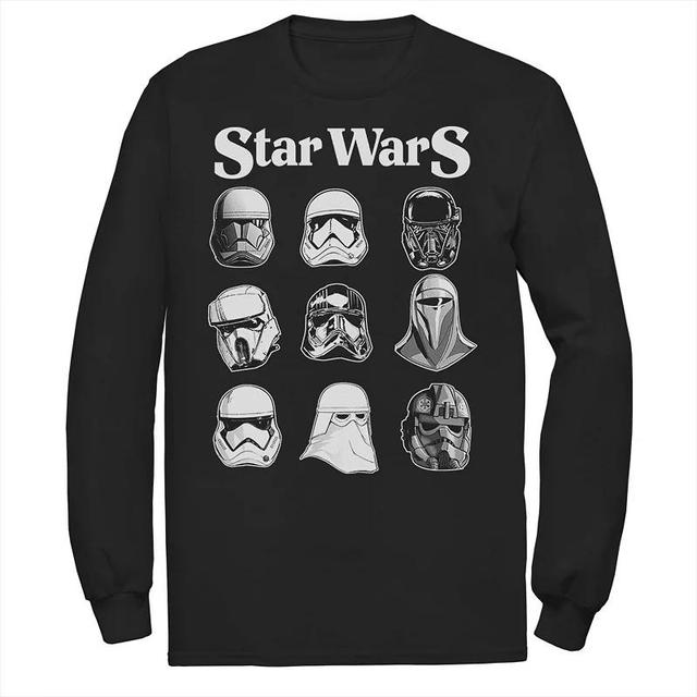 Mens Star Wars Storm Trooper Helmets Poster Tee Product Image