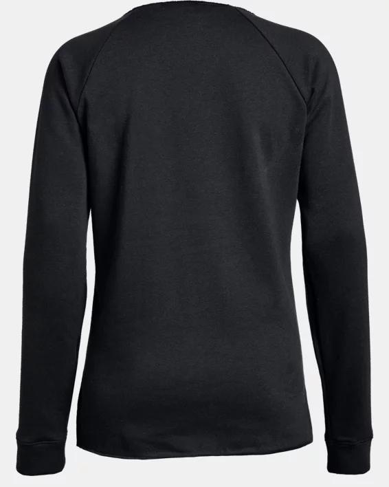 Women's UA Hustle Fleece Crew Product Image