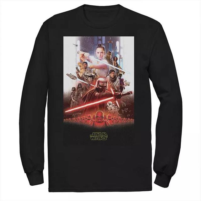 Mens Star Wars The Rise of Skywalker Epic Poster Long Sleeve Graphic Tee Product Image