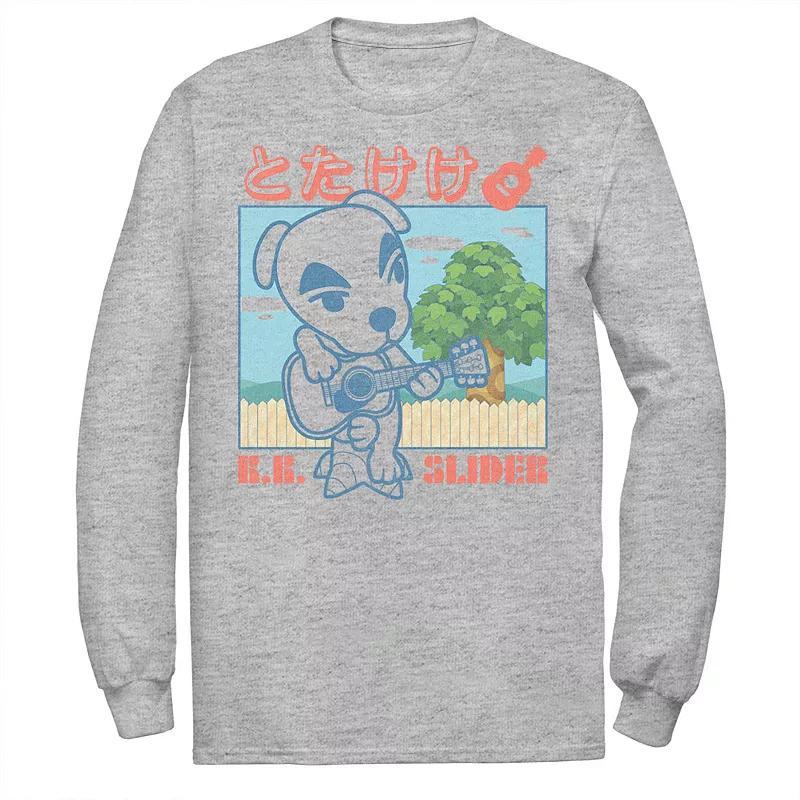 Mens Nintendo Animal Crossing Totakeke Gaming Tee Athletic Grey Product Image