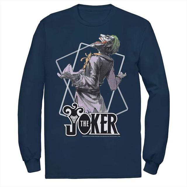 Mens DC Comics The Joker Card Outline Tee Product Image