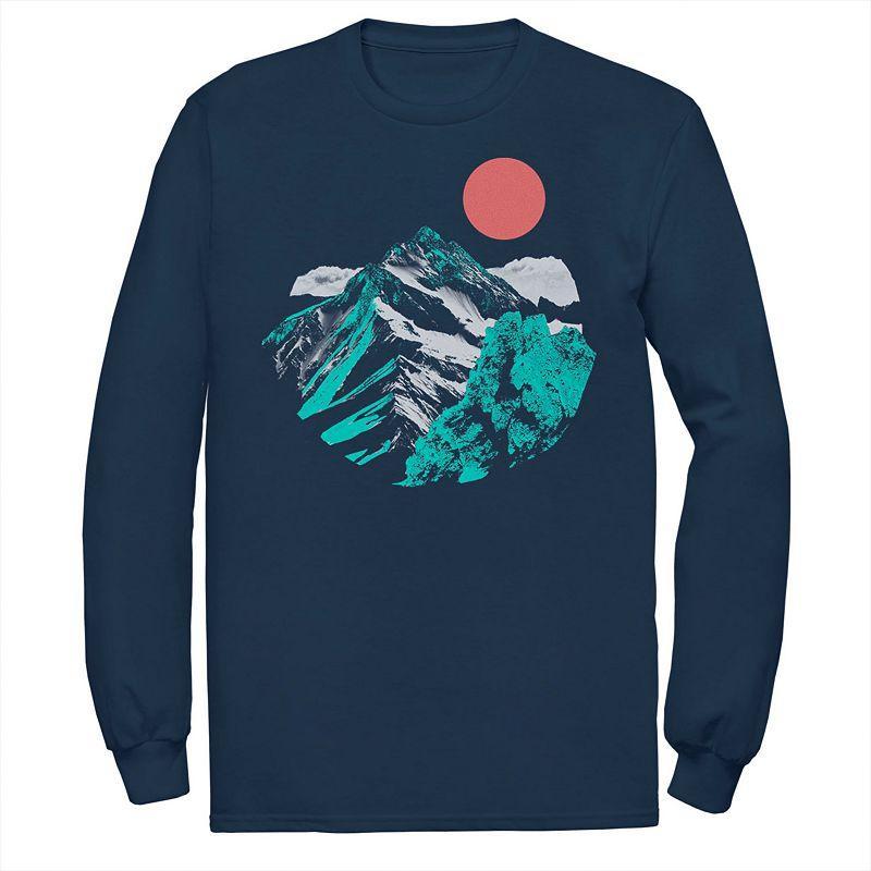 Mens Fifth Sun Artsy Mountain Range Tee Blue Product Image