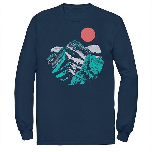 Mens Fifth Sun Artsy Mountain Range Tee Blue Product Image