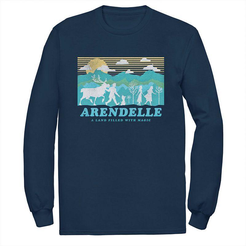 Disneys Frozen Arendelle Mens Tee Blue Product Image