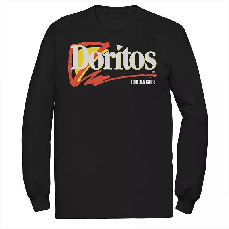 Big & Tall Doritos Tortilla Chips Logo Long Sleeve Graphic Tee, Mens Product Image