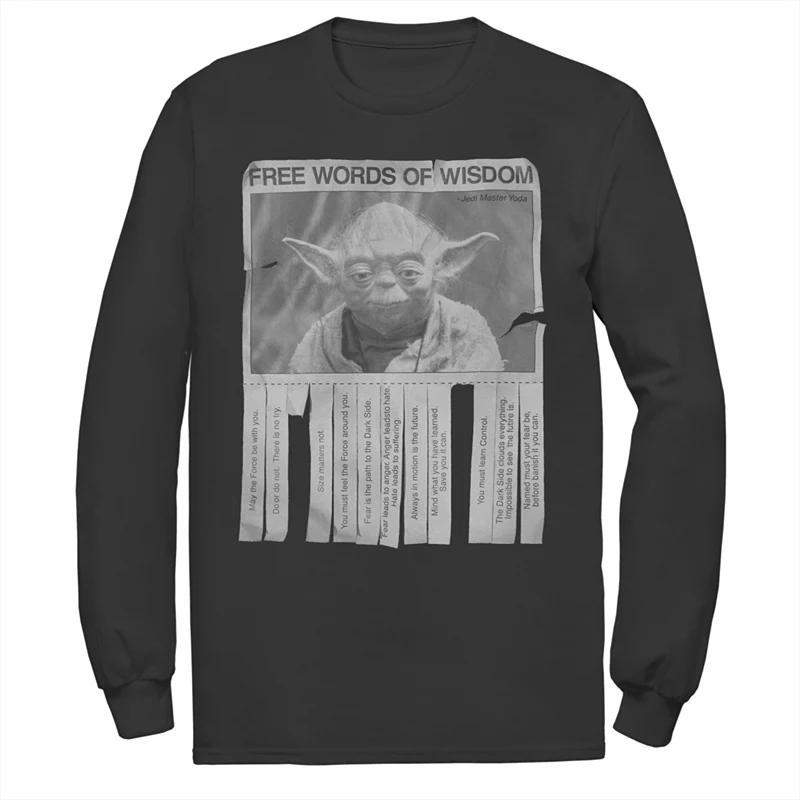 Mens Star Wars Yoda Words of Wisdom Tee Product Image