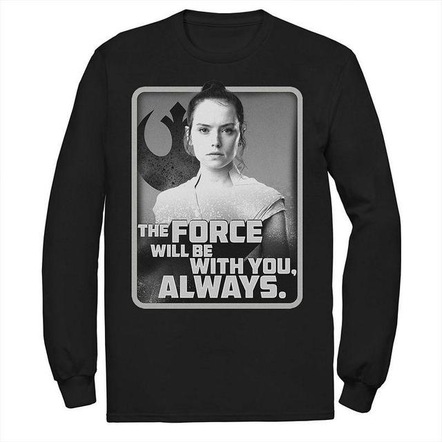 Mens Star Wars: The Rise Of Skywalker Rey Force Will Be With You Tee Product Image