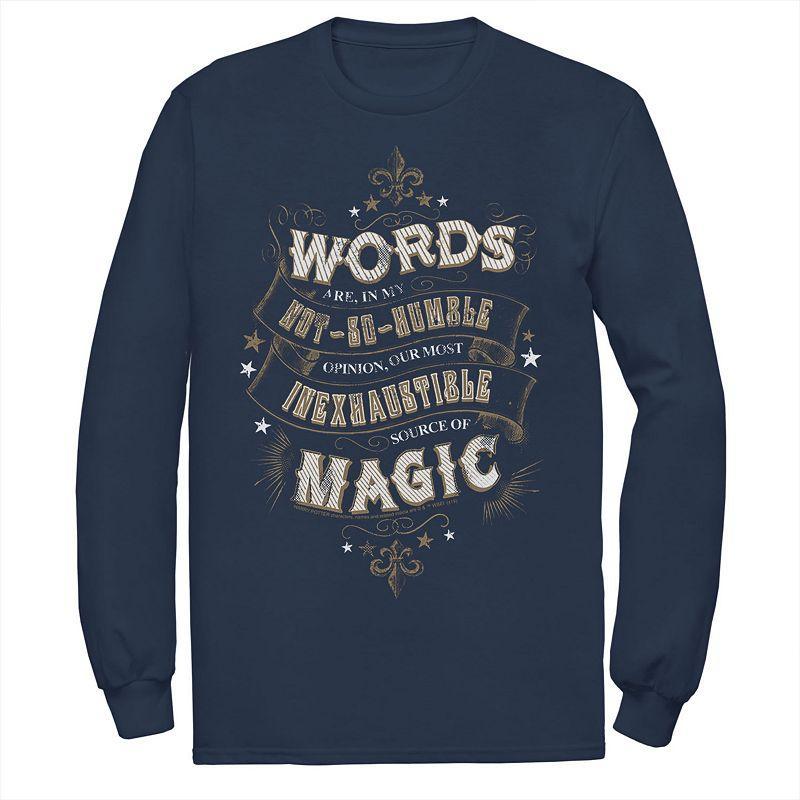 Mens Harry Potter Inexhaustible Source of Magic Tee Blue Product Image