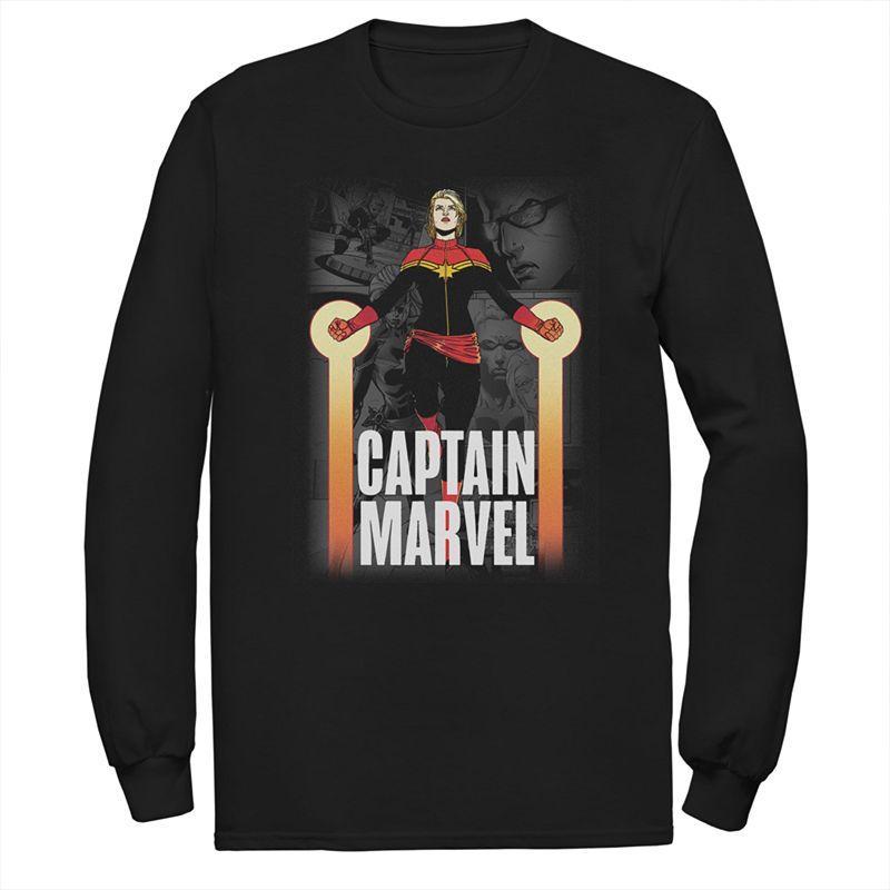 Mens Marvel Captain Marvel Universe On Top Tee Product Image