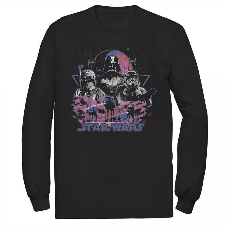 Disneys Aladdin Mens Genie Silhouette Long Sleeve Graphic Tee Product Image