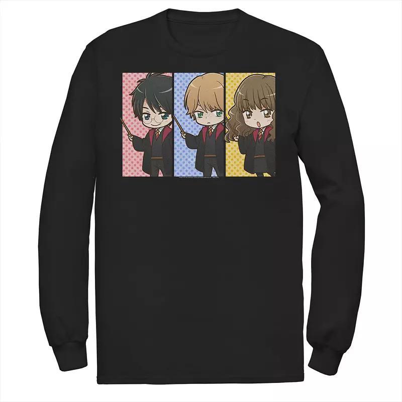 Mens Harry Potter Hermione Granger Ron Weasley Anime Panel Tee Product Image