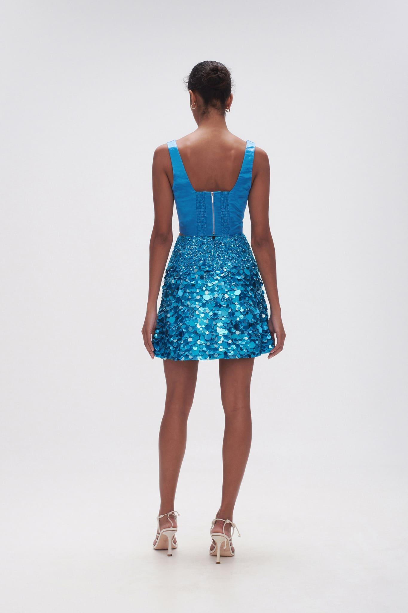 Cherie Sequin Mini Skirt Product Image