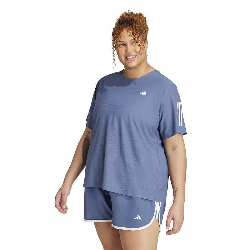 Plus Size adidas Own The Run Running T-Shirt, Womens Product Image