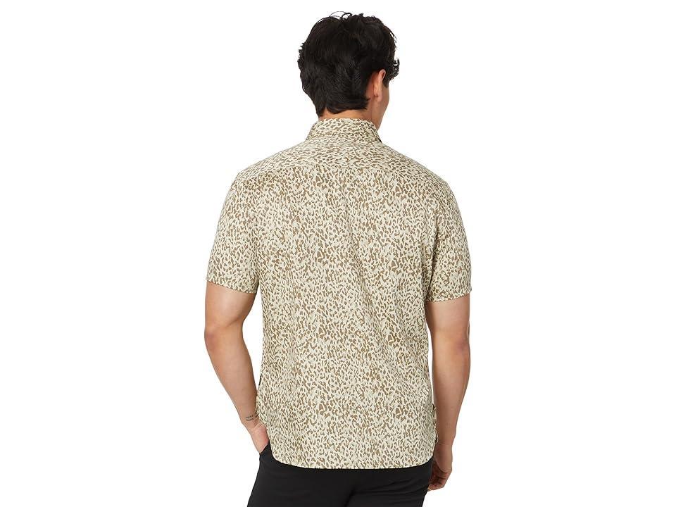 Mens Leopard-Print Sport Shirt Product Image