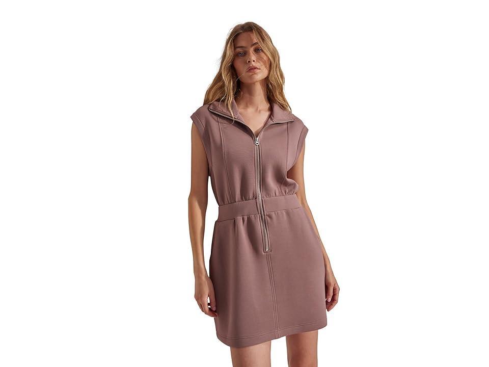 Varley Rosannah Zip Dress (Egret) Women's Dress Product Image