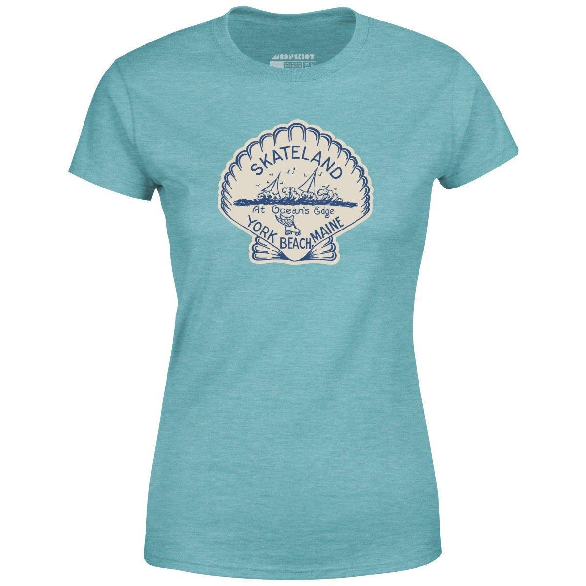 Skateland - York Beach, ME - Vintage Roller Rink - Women's T-Shirt Female Product Image