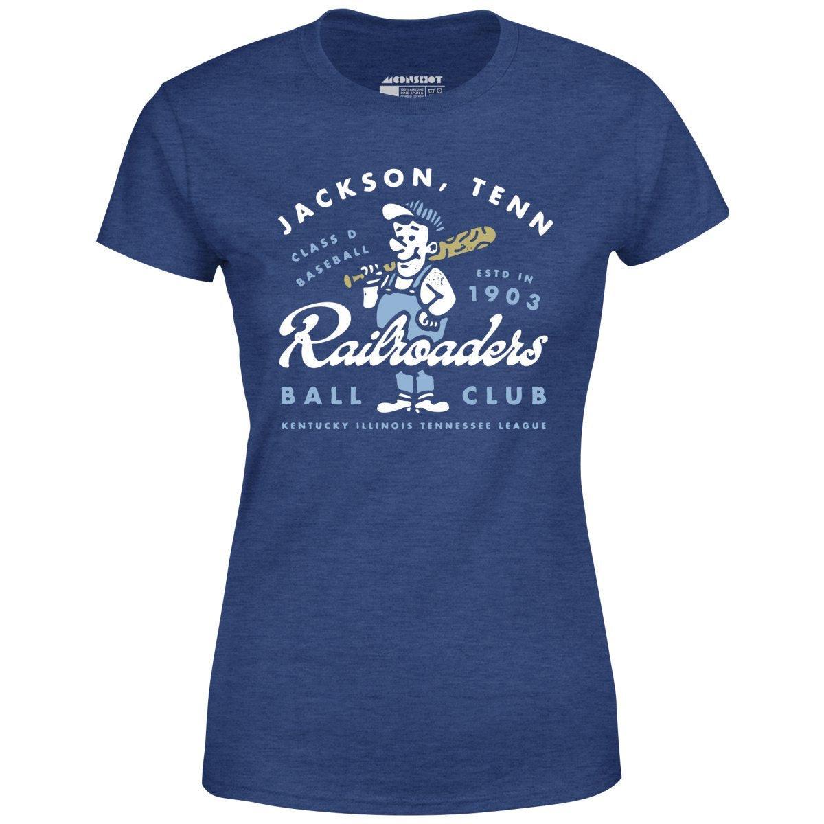 Jackson Railroaders - Tennessee - Vintage Defunct Baseball Teams - Women's T-Shirt Female product image