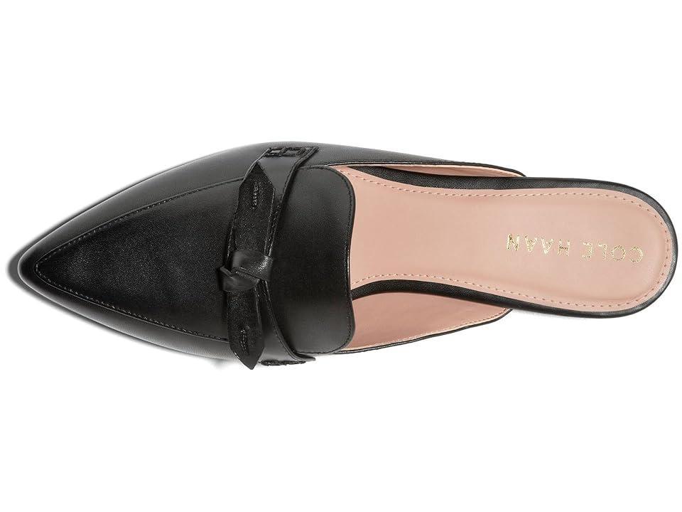 Cole Haan Piper Bow Mule Leather) Women's Flat Shoes Product Image