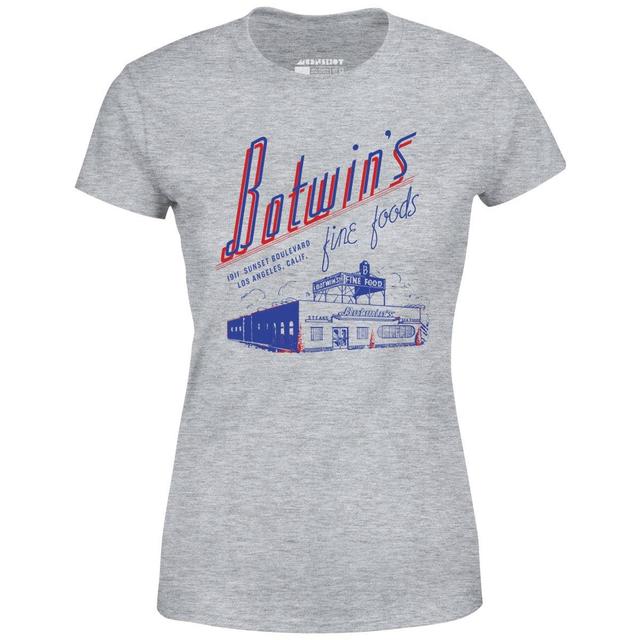 Botwin's Cafe v2 - Los Angeles, CA - Vintage Restaurant - Women's T-Shirt Female Product Image