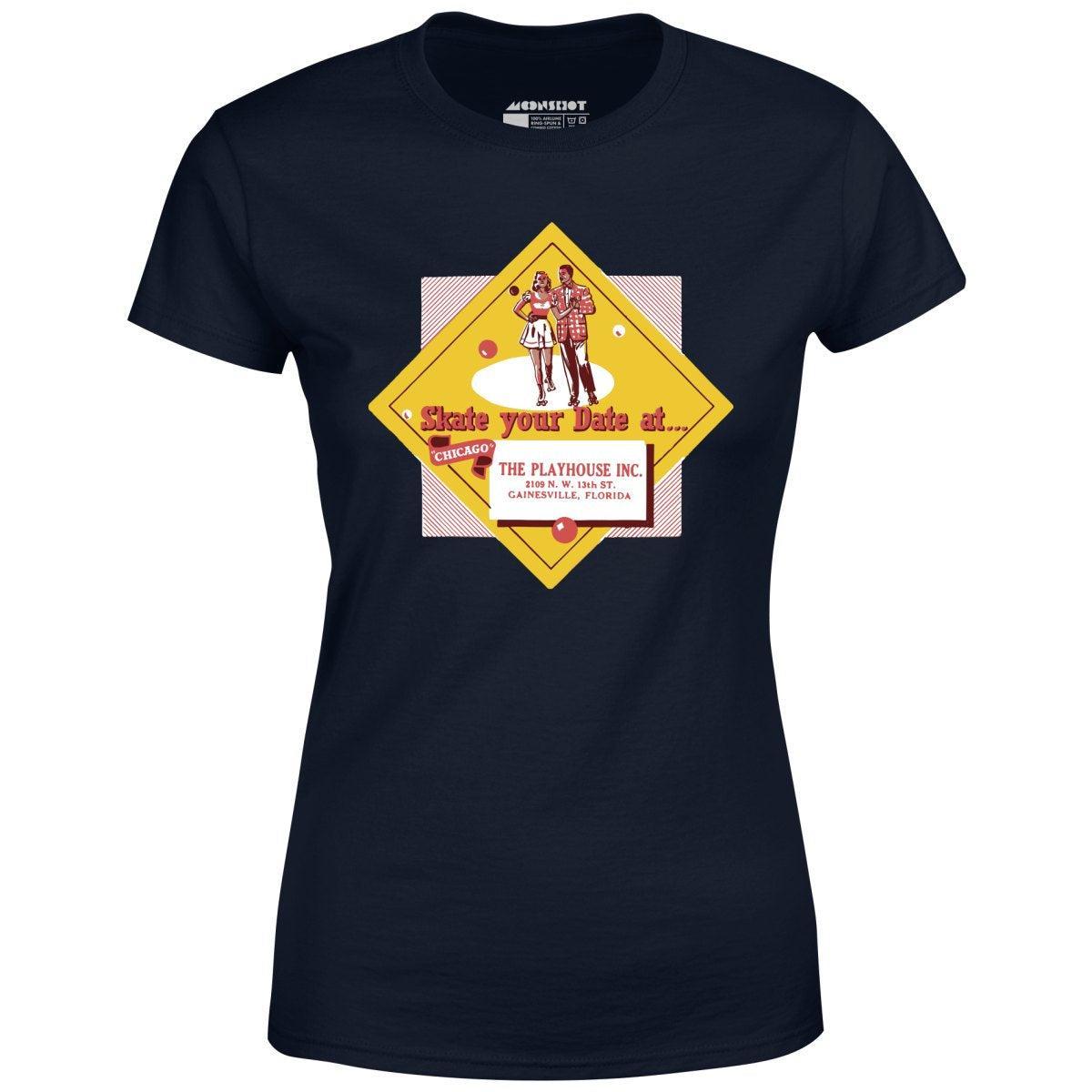 The Playhouse - Gainesville, FL - Vintage Roller Rink - Women's T-Shirt Female Product Image