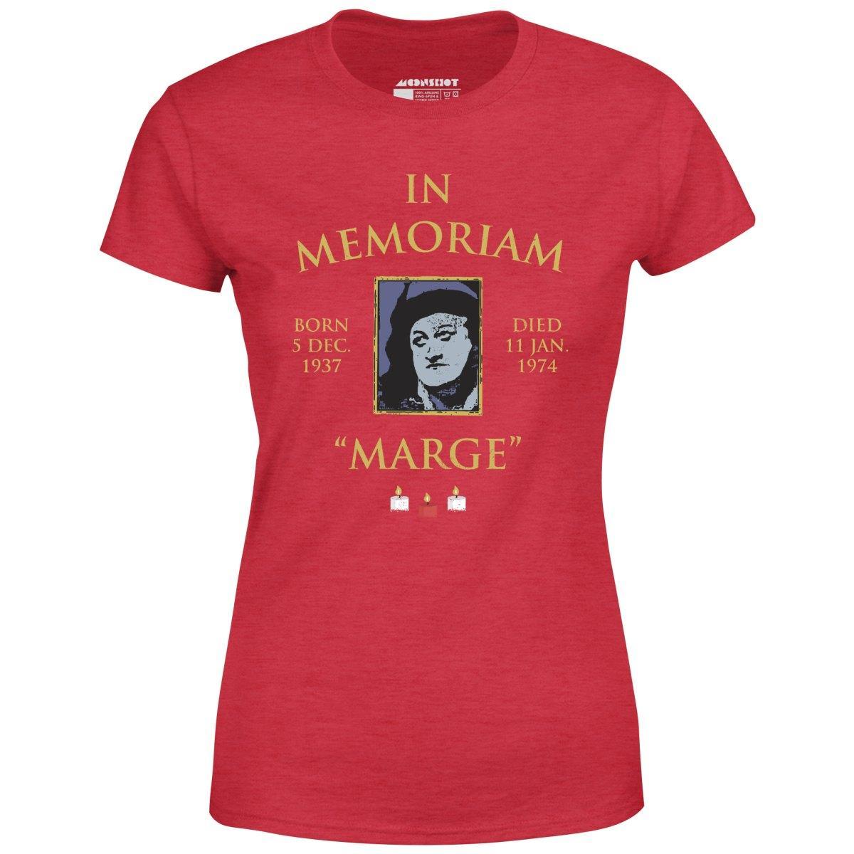 Large Marge in Memoriam - Women's T-Shirt Female Product Image